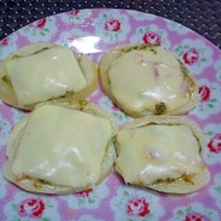 じゃがいものバジルマヨチーズ焼き